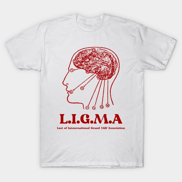 Last of International Grand Milf Asscotiation (LIGMA) - Memes T-Shirt by Vortexspace